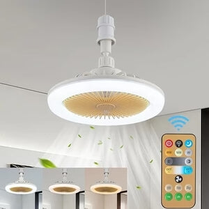ABANICO CON LED Y AROMATIZANTE MULTIFUNCIONAL