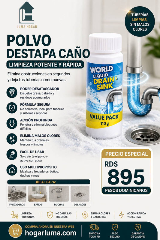 POLVO DESTAPA CAÑO/ WILD TORNADO