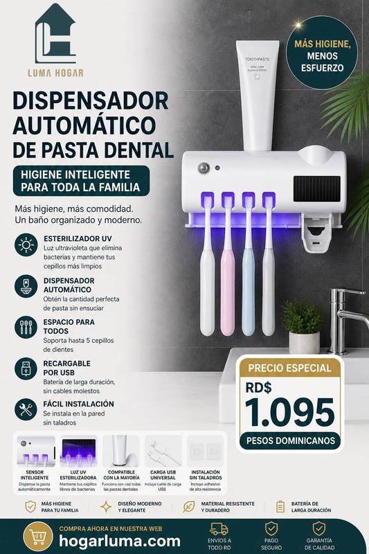 ESTERILIZADOR + DISPENSADOR AUTOMÁTICO