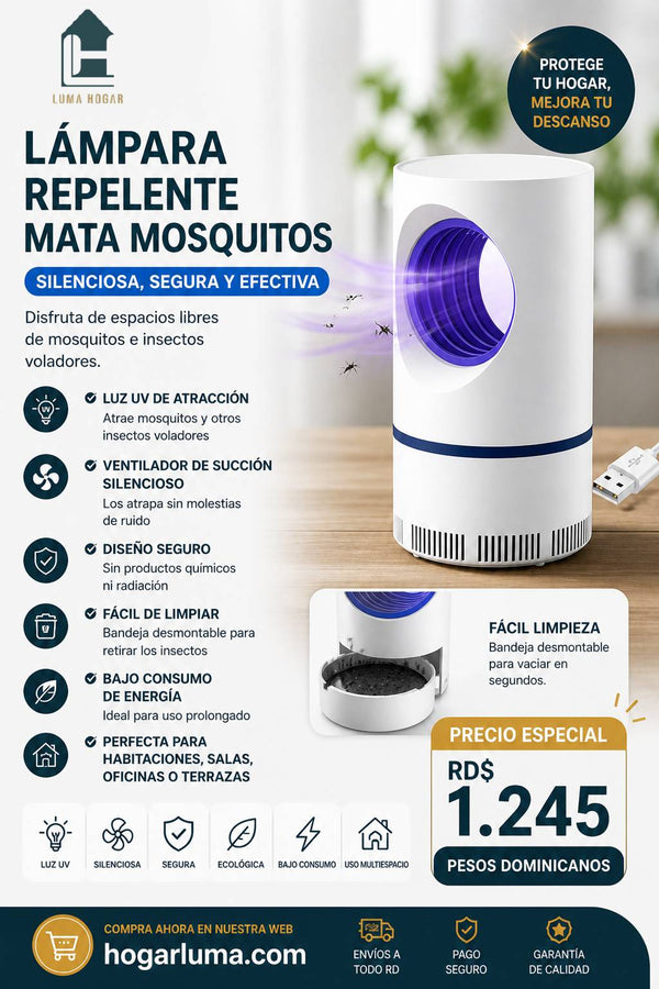 Lampara Repelente Para Mosquitos
